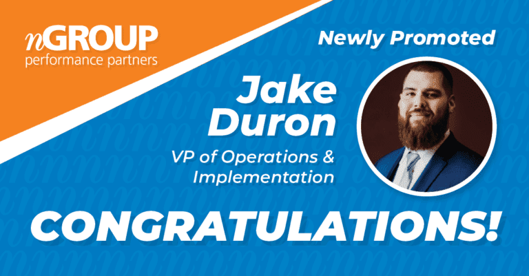 Newly Promoted: Jake Duron Promoted to Vice President of Operations & Implementation at nGROUP